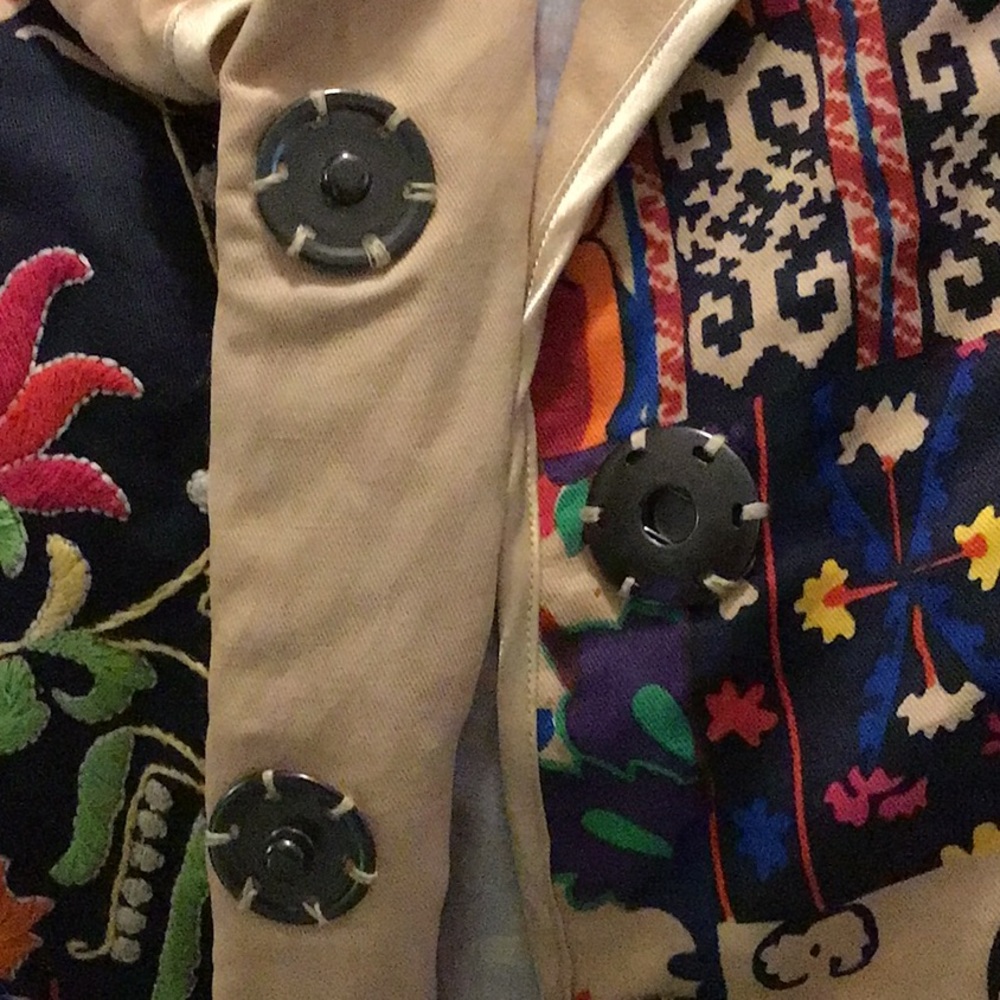 BYIA Johnny was of LA linen coat WOW ! Rare - Picture 8 of 14